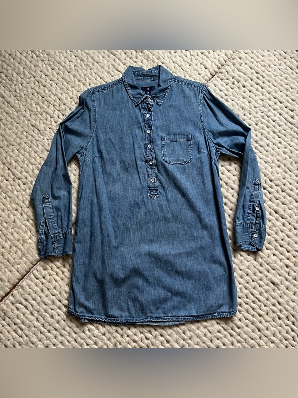 Denim Pullover Gap Dress | medium